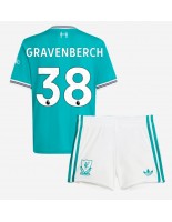 Liverpool Ryan Gravenberch #38 Alternativní dres pro děti 2025-26 Krátký Rukáv (+ trenýrky)